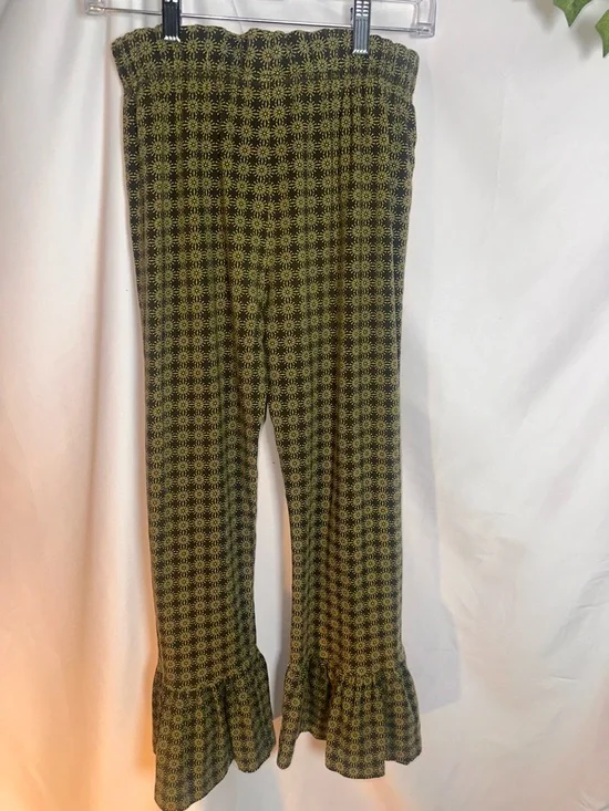 Matilda Jane Olive Green Floral-Print Wide Leg Pants - Picture 5 of 5